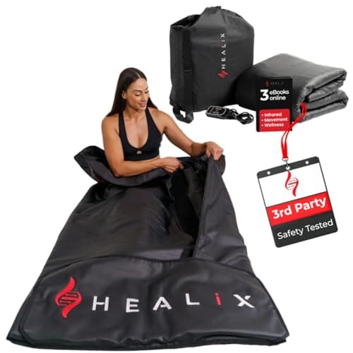Healix Medical-Grade Infrared Sauna Blanket with Hook-and-Loop Closure