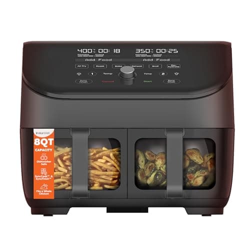 Instant Pot Vortex Plus XL 8-Quart Dedicated Air Fryer with ClearCook Window