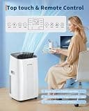 Garvee 14,000 BTU Portable Air Conditioner with Built-In Air Purification