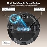 ILIFE A30s Robot Vacuum with LiDAR Mapping, 150-Min Runtime, and 10,000Pa Suction