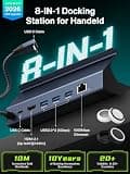 iVANKY 8-in-1 Docking Station for ASUS ROG Ally, 4K@144Hz HDMI 2.1, Gigabit Ethernet