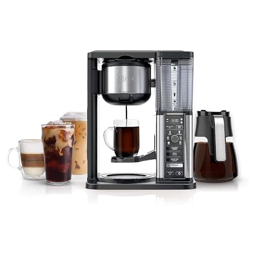 Ninja CM401 Specialty Coffee Maker System with 10-Cup Carafe and Fold-Away Frother
