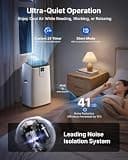 Temprium 14,000 BTU Whisper-Quiet Dual Motor Portable Air Conditioner