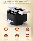 INNCNN 2-in-1 USB-C Rechargeable Card Shuffler and Dealer with Remotes