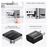 ACASIS Mac Mini M4 Docking Station and Stand with Dual-Bay NVMe Storage