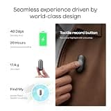 Plaud NotePin S Wearable AI Voice Recorder with 20-Hour Continuous Capture