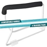 Zipcase Stocking Donner Aid Tool with Smooth Vinyl Coating for Medium Calves