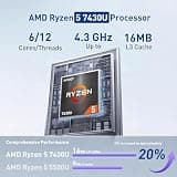 HP 17.3" High-Performance Touchscreen Laptop (AMD Ryzen 5, 16GB RAM, 1TB SSD)