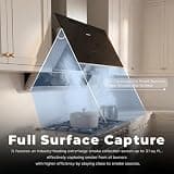 ROBAM 30-Inch Premium Convertible Range Hood with Quiet Brushless Motor, 850 CFM