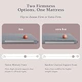 Sleepmax 3-Inch Extra Firm Fusion Memory Foam Mattress Topper, Queen Size