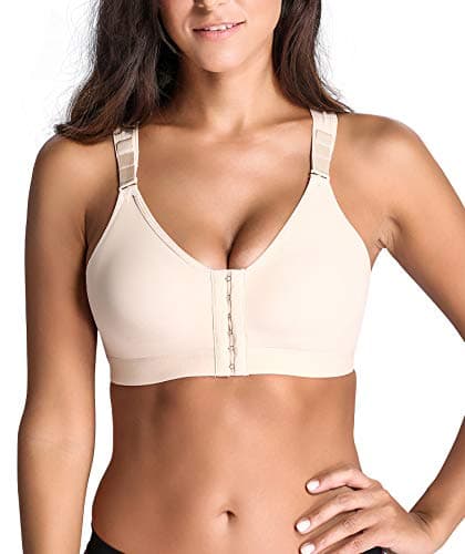 SHAPERX Women's Post-Surgical Wireless Posture Support Sports Bra Vest