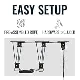 Teal Triangle EasyLift Canoe and Cargo Box Garage Hoist