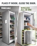 MOCREO Long-Range WiFi Remote Thermometer and Alarm Hub System for Freezers
