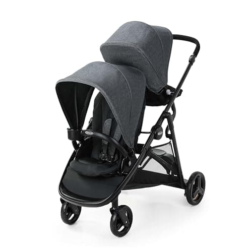 Graco Ready2Grow 2.0 Versatile Double Stroller with Bench Seat and Stand