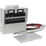 Generac HomeLink 50-Amp Upgradeable Manual Transfer Switch Kit, 8-16 Circuits