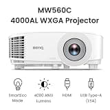 BenQ MW560C WXGA Business Projector with Data Review Mode, 4000 Lumens