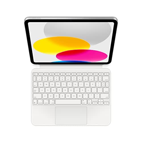 Apple Magic Keyboard Folio for iPad (10th Gen & A16) with Built-in Trackpad - White