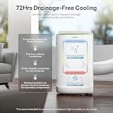 ZAFRO Smart Inverter 14,000 BTU Dual Hose Portable Air Conditioner Unit