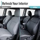 Clazzio Double Cab Manual Driver Black PVC Seat Covers for 3rd Gen Tacoma