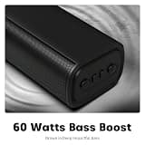 Rythflo 16-Inch 60W Compact Soundbar with Dynamic RGB Lighting Effects