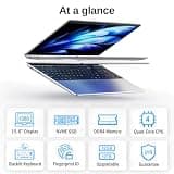 Auusda 15.6-inch FHD Business Laptop, Intel N95 Quad-Core, 16GB RAM, 1TB SSD