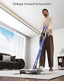 Upgraded 650W 55KPa High Suction Cordless Stick Vacuum Cleaner with Touch Screen