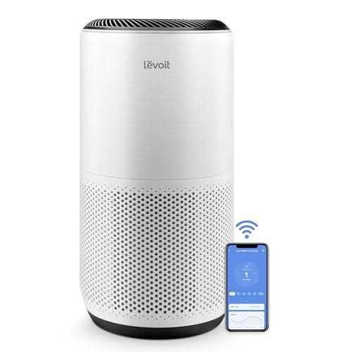 Levoit Core 400S-P Smart True HEPA Air Purifier for Extra-Large Rooms (1733 sq ft)