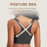 Starmiss Wireless Push-Up Posture Bra with Seamless Criss-Cross Layout