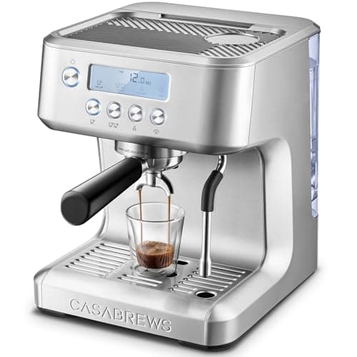 CASABREWS Ultra Advanced Espresso Machine with LCD Display & PID Control