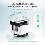 KPAW Portable Automatic Card Shuffler and Auto Post-Shuffle Dealer, White