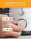 GDOR 800W Dual-Speed Centrifugal Juicer Machine with 3-Inch Wide Feed Chute