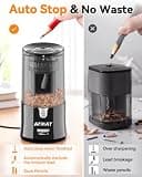 AFMAT PS92 Auto-Stop Electric Pencil Sharpener for Artists and Large Barrel Pencils