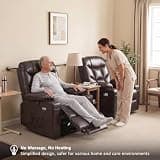 MCombo 7287 Compact Power Lift Recliner Chair with Extended Footrest