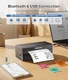 Rongta RP425 Bluetooth Thermal Shipping Label Printer with Auto Identification