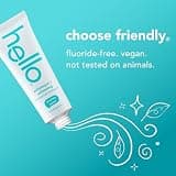 Hello Antiplaque & Whitening Fluoride-Free Toothpaste, Peppermint, 5 oz (3-Pack)