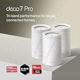 TP-Link Deco BE67 Tri-Band BE14000 WiFi 7 Whole Home Mesh System (3-Pack)
