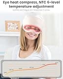 Artmory Electric Head and Eye Massager with 6-Level Heat and Kneading