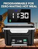 EAST OAK Cordless Electric Lunch Box with Smart Timer Auto-Start Technology