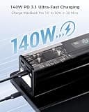 ZOUPW 99.9Wh 27000mAh Portable Laptop Power Bank with 100W AC Outlet