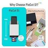 Liene PixCut S1 Color Sticker Printer & Cutting Machine With Bluetooth