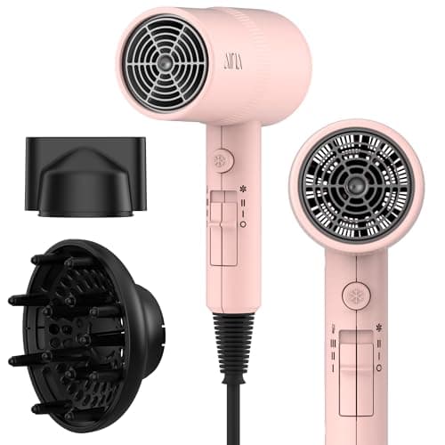 AINA High-Speed Ionic Ceramic Hair Dryer with Magnetic Styling Attachments