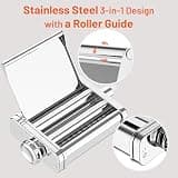 Hozodo 3-in-1 Professional Stainless Steel Pasta Maker for KitchenAid Mixers