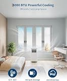 Garvee 8,000 BTU 3-in-1 Portable Air Conditioner with Self-Evaporating System