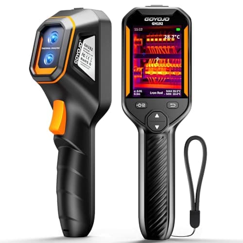 GH192 Handheld Fusion Thermal Imaging Camera with 2MP Visual Sensor and Alarms