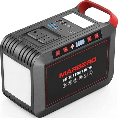 MARBERO 300W 237Wh Portable Power Station Camping Solar Generator Backup