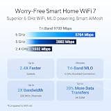 ASUS RT-BE9700 Tri-Band Wi-Fi 7 Extendable Smart Router with 10G Port