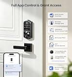 Veise VE017 Fingerprint Smart Door Lock Deadbolt with 8-in-1 Entry