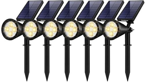 InnoGear Waterproof Solar Garden Spotlights, High-Durability Design (6-Pack)