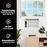 Whirlpool 8,000 BTU Window Air Conditioner with Dehumidifier