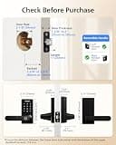 Philips Wi-Fi Smart Door Lock with Fingerprint Sensor and Lever Handle